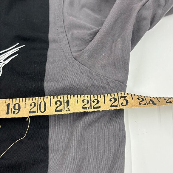 Hard Chrome Gear Bowling/Biker /Work Button Up Shirt Men's Size M Vintage 1990s - Picture 11 of 12